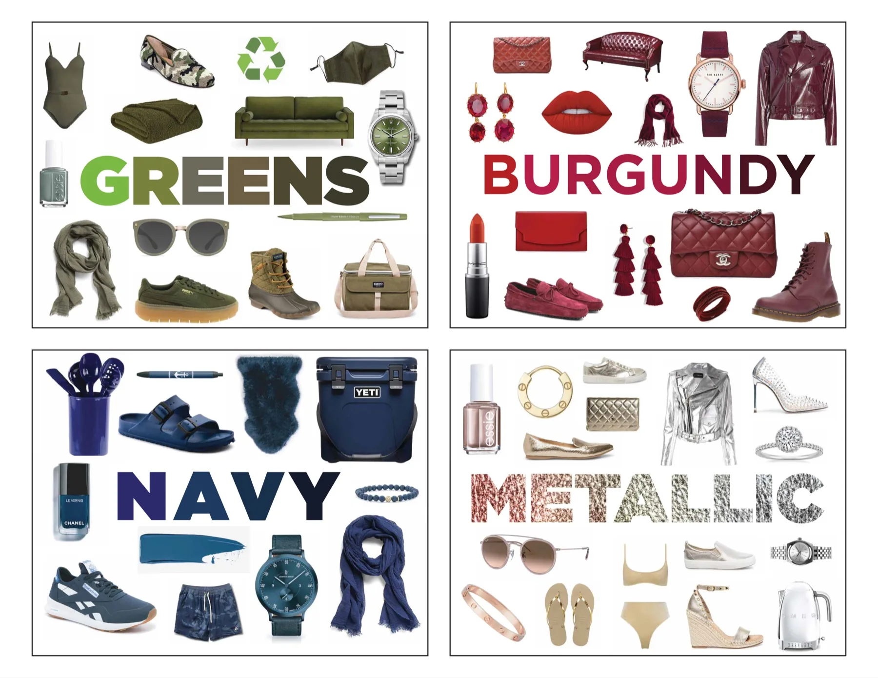 Steve Madden brand and trend board
